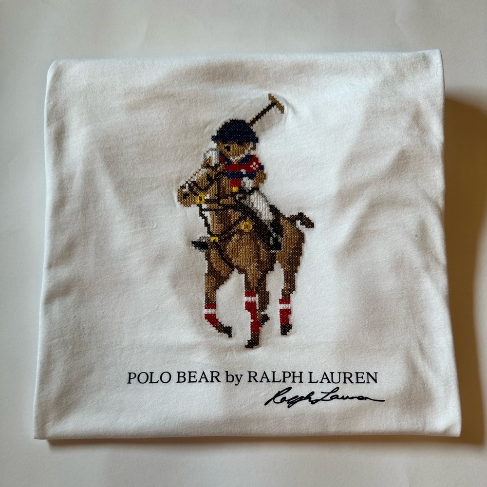 Ralph Lauren Embroidered Polo Bear Women’s T-shirt Size XXL
